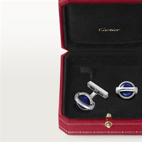 cartier ballon bleu cufflinks.